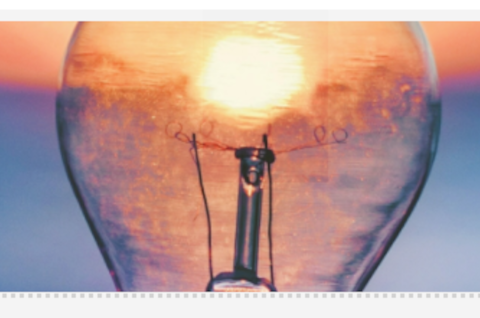 a light bulb as illustration